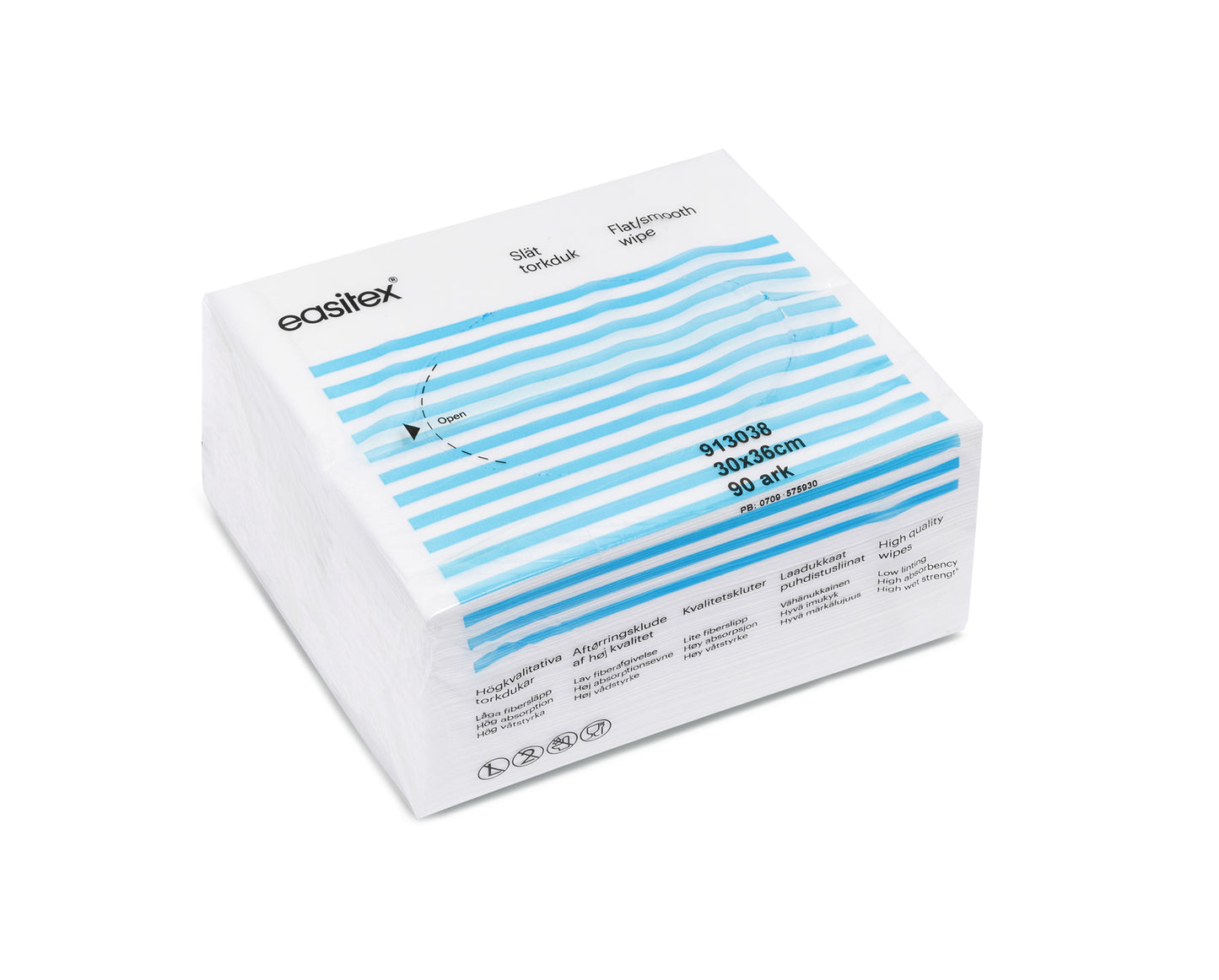 Torkduk EasiTex 91 Slät Vit Ark 30 x 38cm / 90