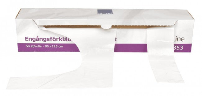 Förkläde Vit Rulle 76 x 130cm / 50