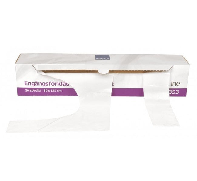 Förkläde Vit Rulle 76 x 130cm / 50