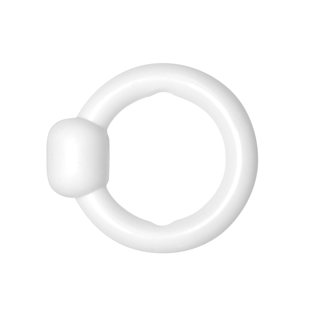 Livmoderring Silikon med Knob 43mm