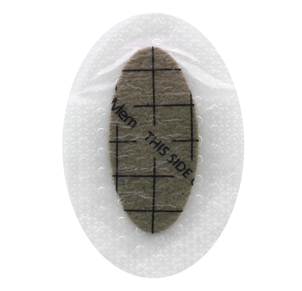 PolyMem Silverförband Silikonkant oval 5x7,6cm / 10