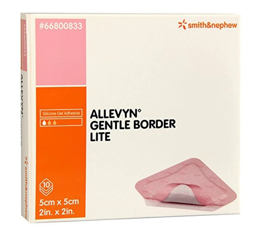 Allevyn Gentle Border Lite 5 x 5cm / 10