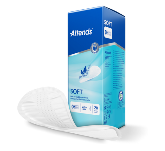 Inkontinensskydd Attends Soft 0 Ultra Mini / 28