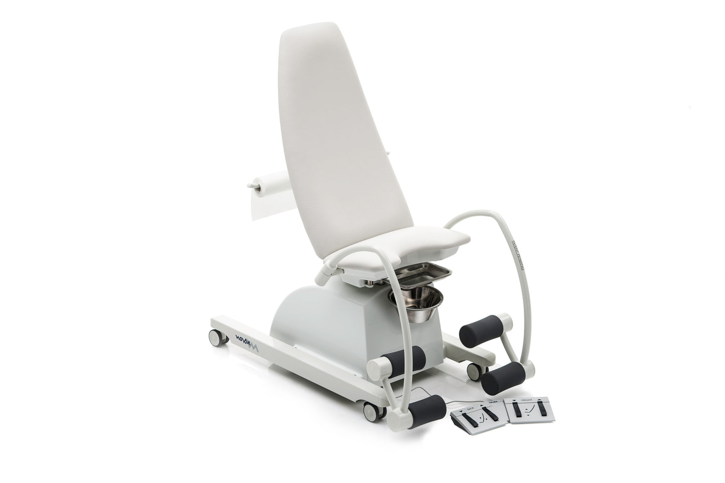 Gynstol N Exklusiv Duo-benstöd Handkontroll/Fotkontroll Hjul