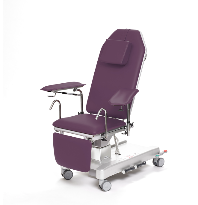 Provtagningsstol Elektrisk på Pelare 215kg