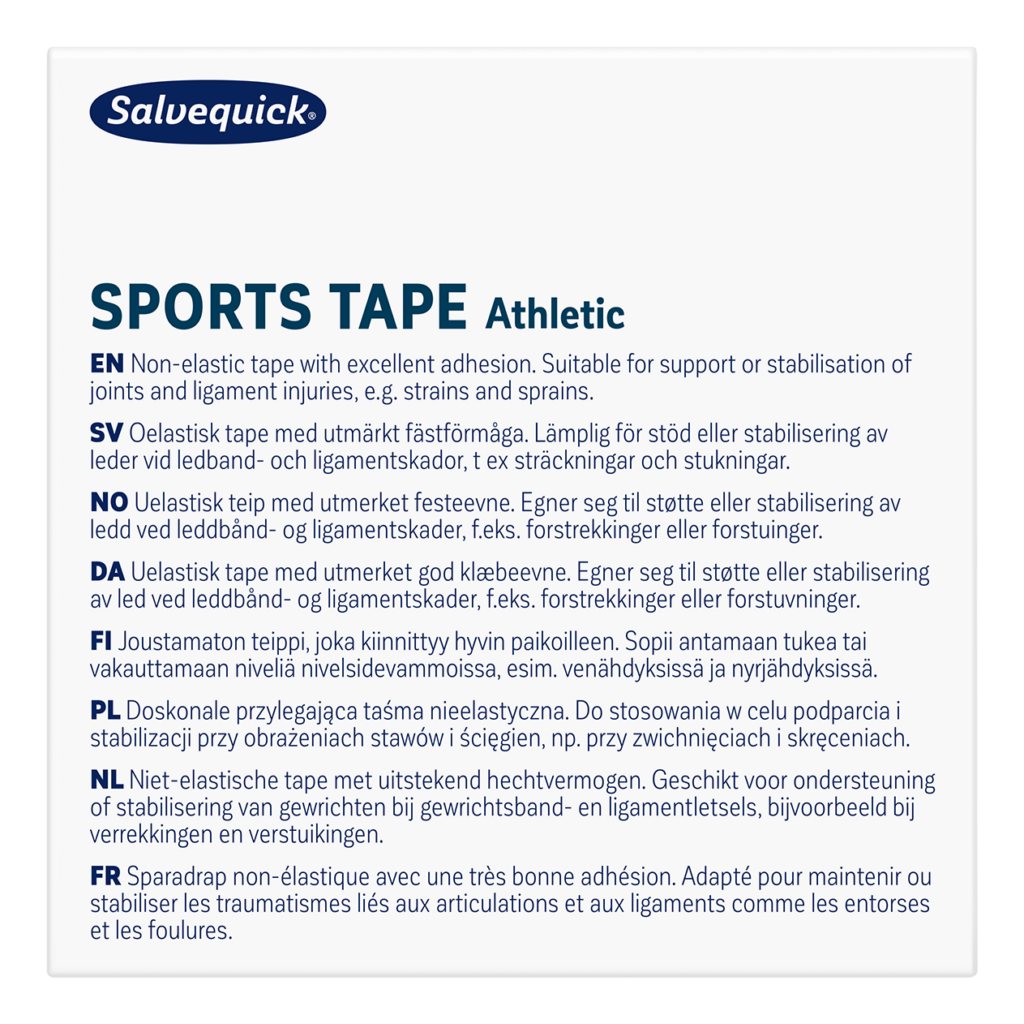 Sporttejp Salvequick 10m x 3,8cm