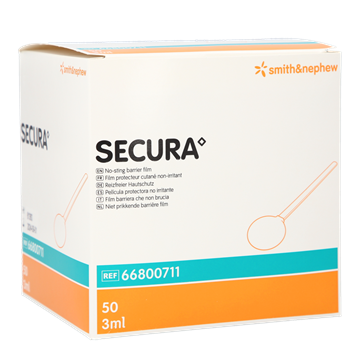 Secura No-Sting Barrier Film Protectant Swabs 3ml / 50