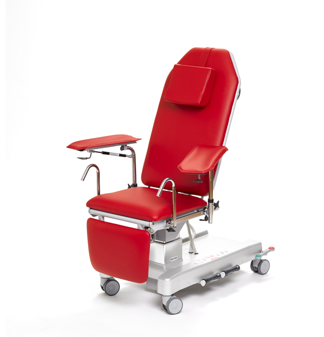 Provtagningsstol Elektrisk på Pelare 215kg