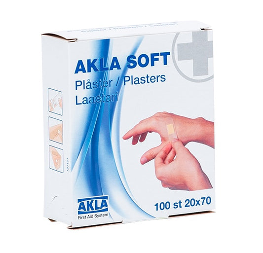 Plåster Akla soft 20 x 72mm / 100