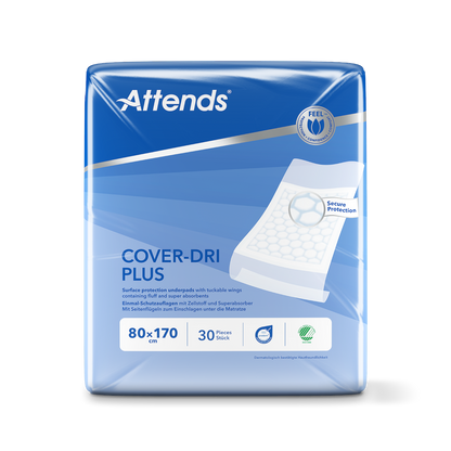 Hygienunderlägg Attends Cover-Dri Plus 80 x 170cm / 30