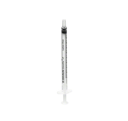 Spruta 3-komp Omnifix Luer/Centrerad 1ml / 100