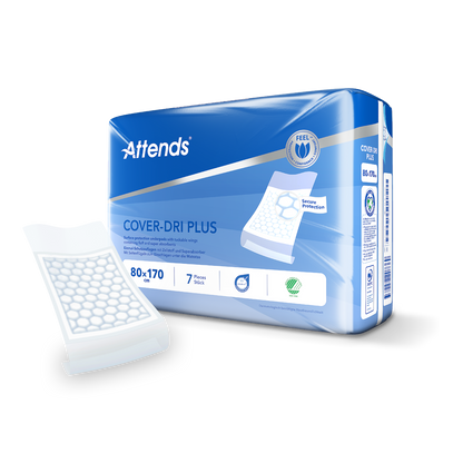 Hygienunderlägg Attends Cover-Dri Plus 80 x 170cm / 7
