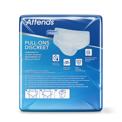 Inkontinensskydd Attends Pull-Ons Discreet 3 M / 10