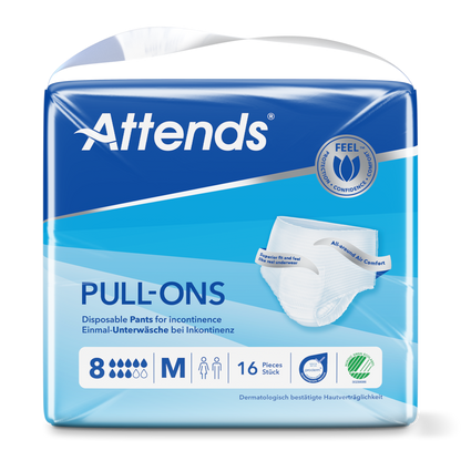 Inkontinensskydd Attends Pull-Ons 8 M / 16