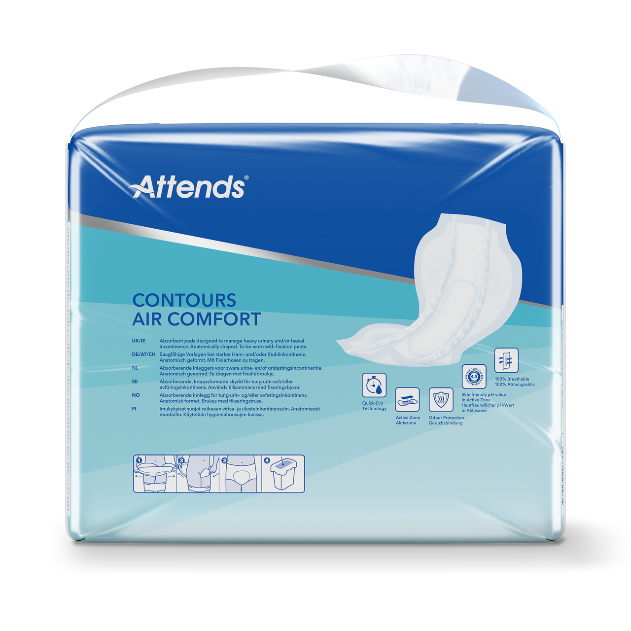 Inkontinensskydd Attends Contours Air Comfort 8 / 28