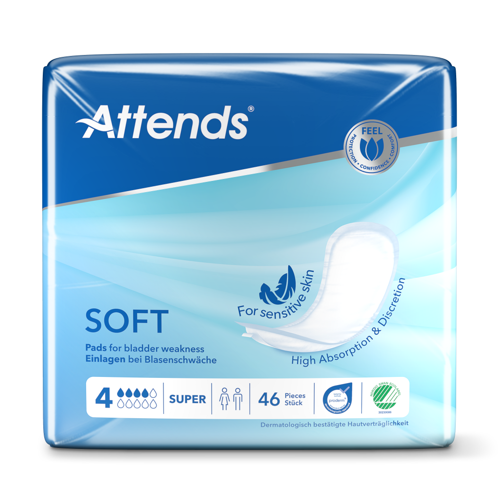 Inkontinensskydd Attends Soft 4 Super / 46