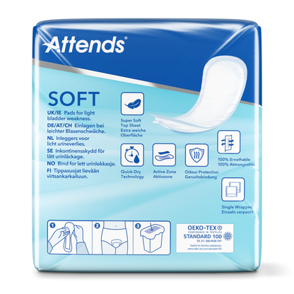 Inkontinensskydd Attends Soft 3 Extra Plus / 10