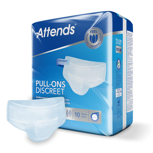 Inkontinensskydd Attends Pull-Ons Discreet 3 M / 10