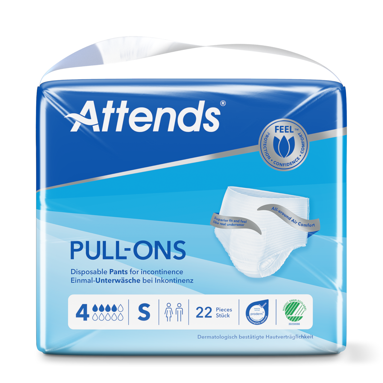 Inkontinensskydd Attends Pull-Ons 4 S / 22