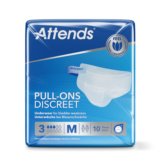 Inkontinensskydd Attends Pull-Ons Discreet 3 M / 10
