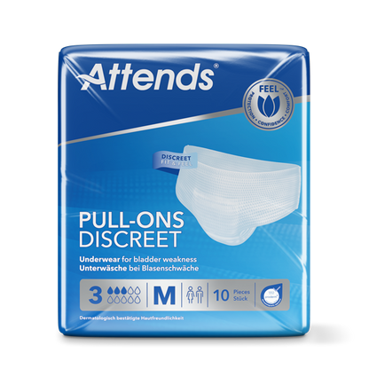 Inkontinensskydd Attends Pull-Ons Discreet 3 M / 10