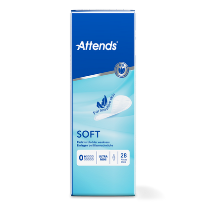 Inkontinensskydd Attends Soft 0 Ultra Mini / 28
