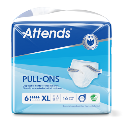 Inkontinensskydd Attends Pull-Ons 6 XL / 16