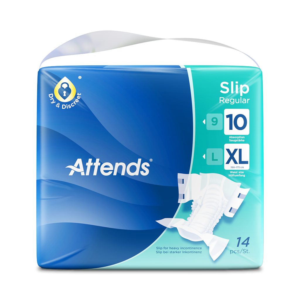 Inkontinensskydd Attends Slip Regular 10 XL / 14
