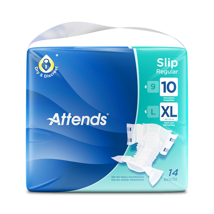 Inkontinensskydd Attends Slip Regular 10 XL / 14