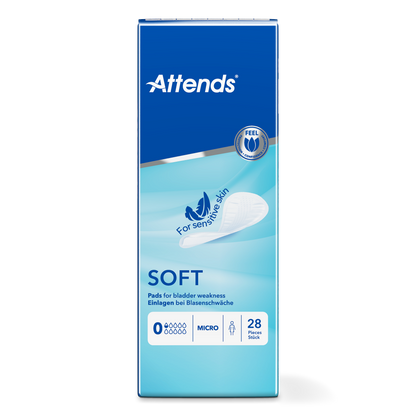 Inkontinensskydd Attends Soft 0 Micro / 28