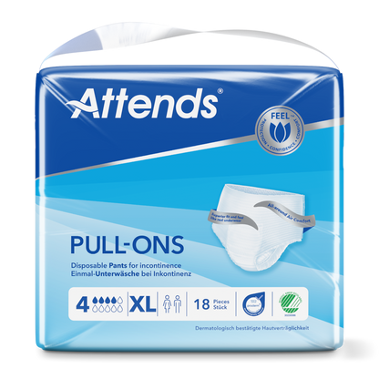 Inkontinensskydd Attends Pull-Ons 4 XL / 18