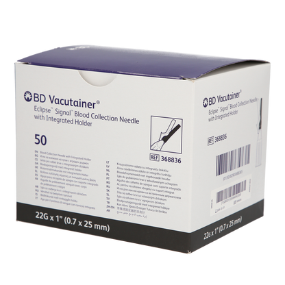 BD Vacutainer Eclipse Signal Säkerhetskanyl Hållare 0,7x25mm / 50