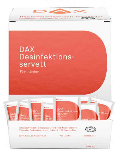 Antibac Desinfektionsservett för händer / 250