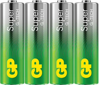 Batteri GP Super Alkaline 15A/LR6 AA / 4