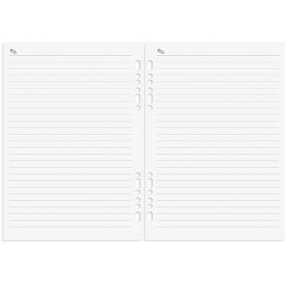 Burde Business Systemkalender Svart konstläder