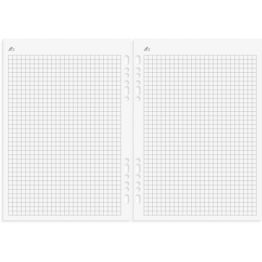 Burde Business Systemkalender Svart konstläder