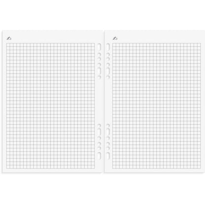 Burde Business Systemkalender Svart konstläder