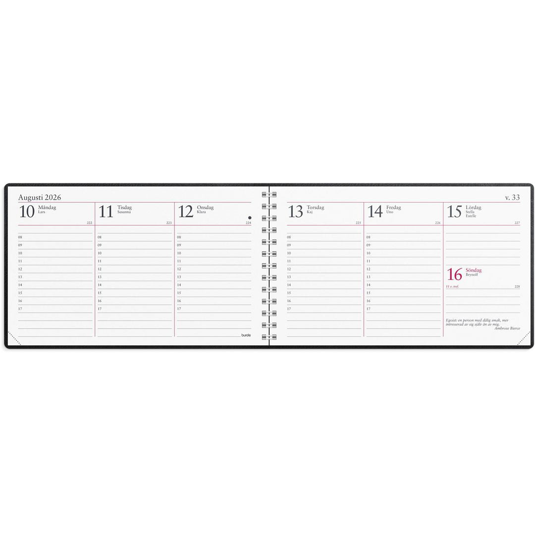 Veckokalender Konstläder 1414