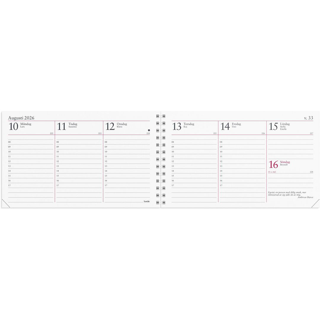 Veckokalendern refill 1410