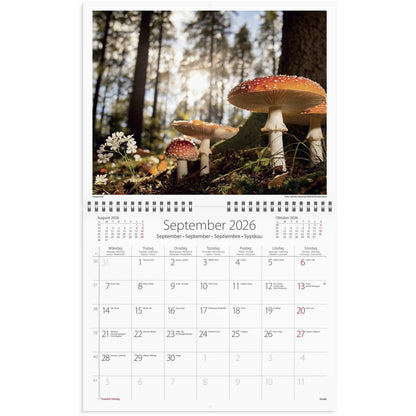 Väggkalender Vår vackra skog - 1735