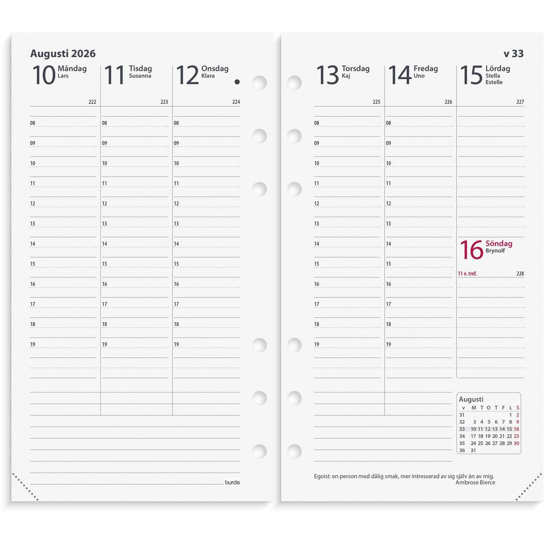 Kalendersats Regent Interplano XL