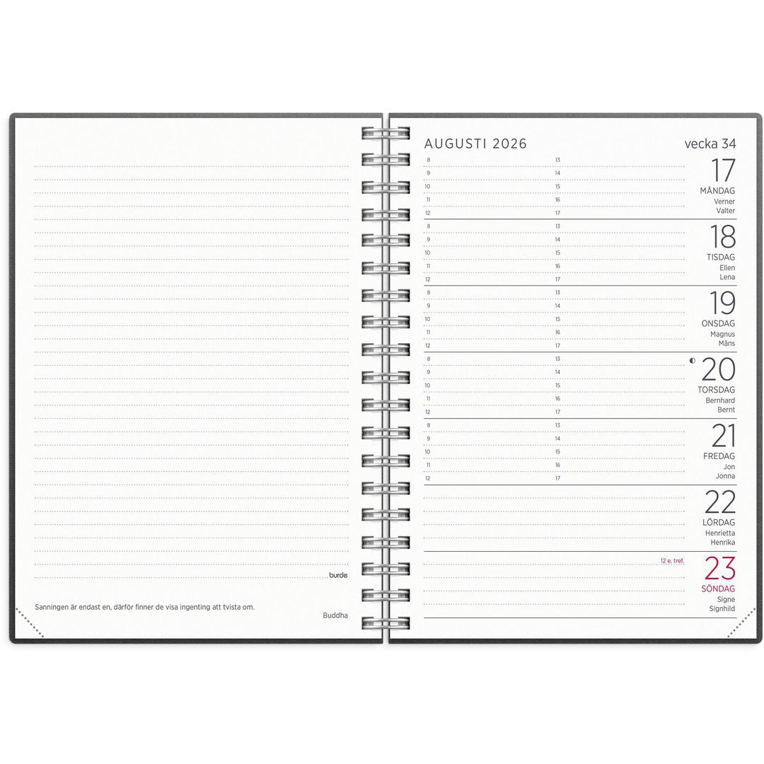 Liten Veckokalender Refill - 1190