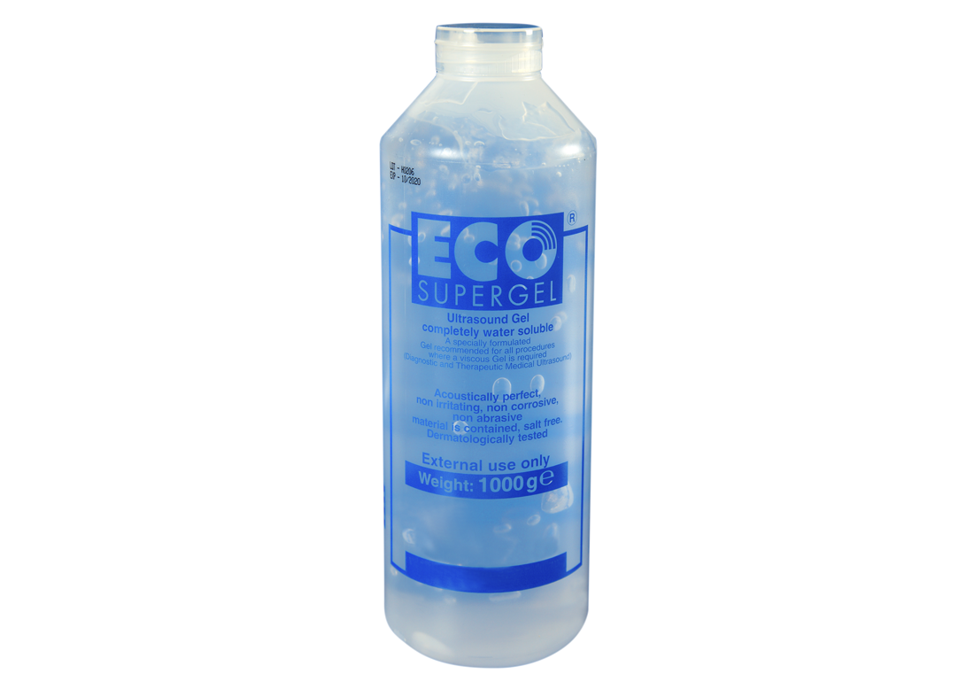 Ultraljudsgel ECO Supergel Blåfärgad 1L