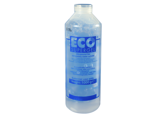 Ultraljudsgel ECO Supergel Blåfärgad 1L