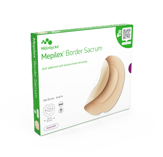 Mepilex Border Sacrum 15 x 15cm / 5