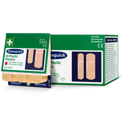 Salvequick Plastplåster 45st/refill / 6