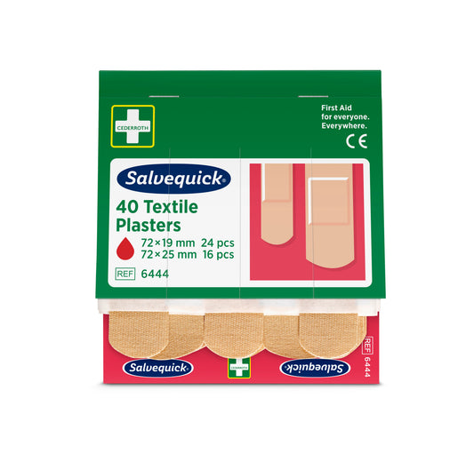 Salvequick Textilplåster 40st/refill / 6