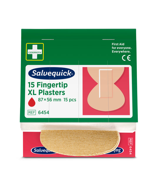 Salvequick Extra Stora Fingertoppsplåster 15st/refill / 6