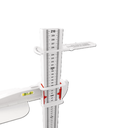 Längdmätare Portabel ihopfällbar 15 - 210cm