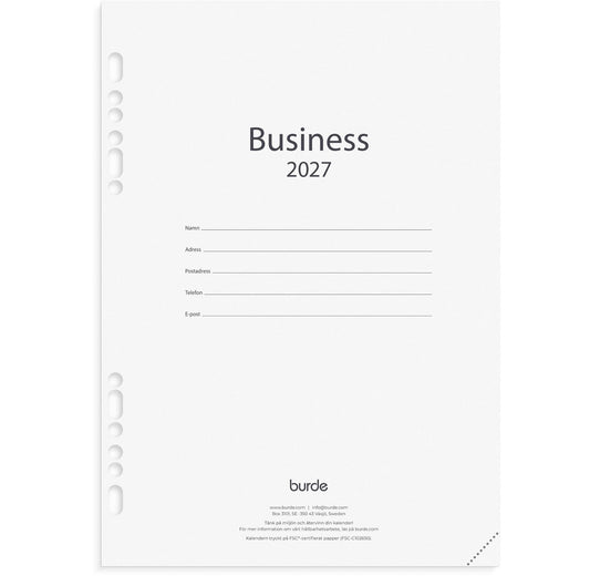 Burde Kalendersats Business-4801